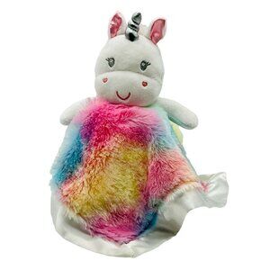 Baby Starters Unicorn Lovey Plush Pastel 14" Security‎ Blanket Rainbow 2019